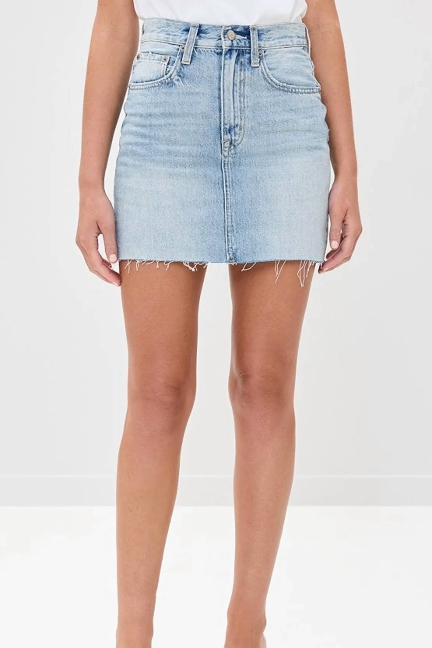 Pistola - Skye High Rise Mini Skirt