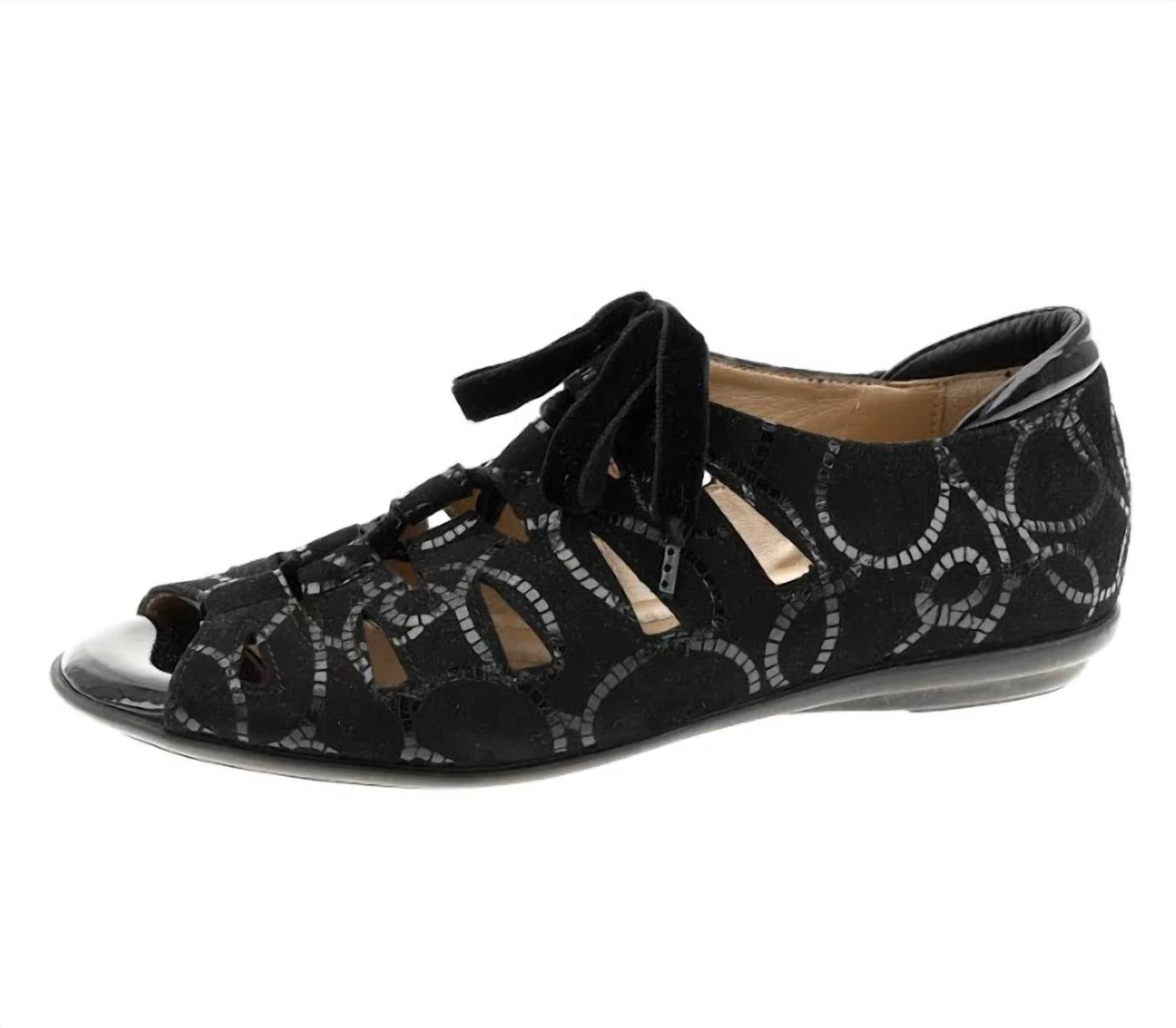 Beautifeel Women's Edyta Sandals in black anchor - women's sandal