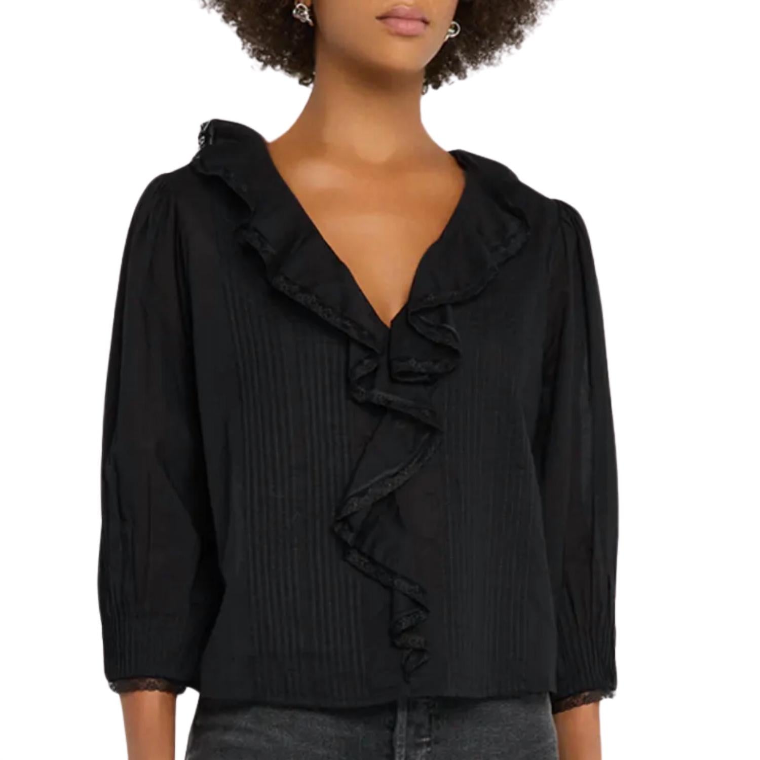 Rails Mare Blouse in black - women's blouse