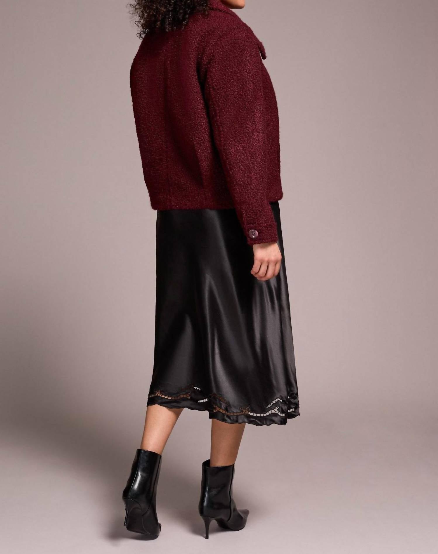 Tribal - Soft Boucle Button-front Jacket