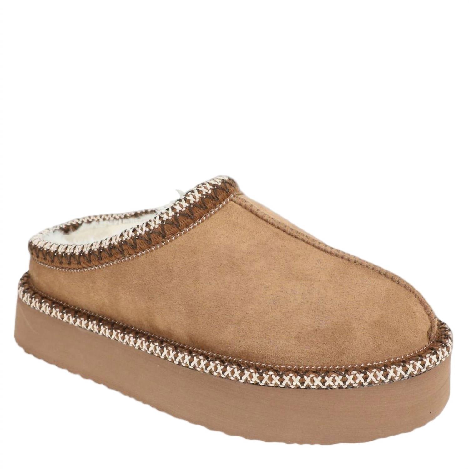 Very G - Women's Christy Slip On Platform Slipper Mule