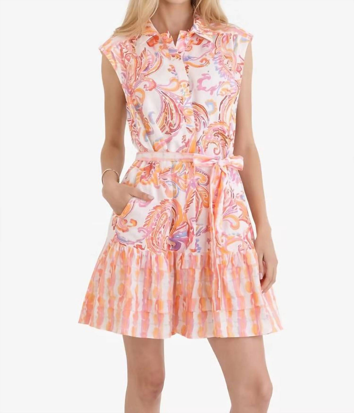 Joy Joy - Contrast Shirt Dress