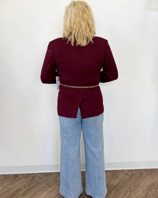 Blue Revival - Raven Belted Blazer