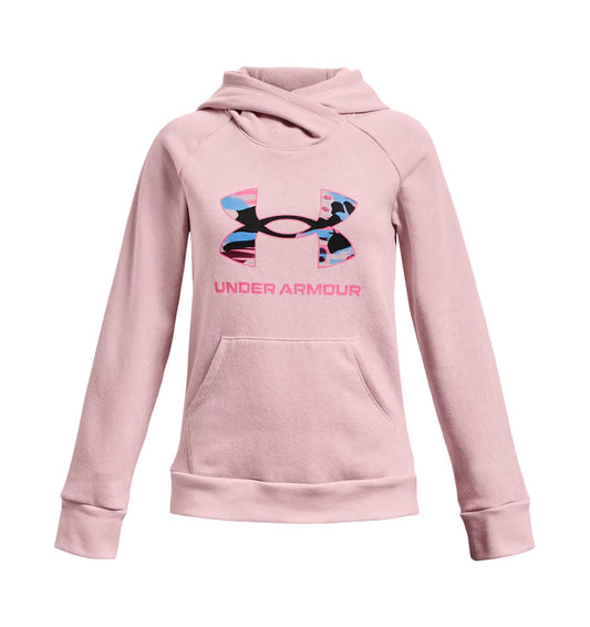 Under Armour - Girls' Rival Fleece Big Logo Hoodie