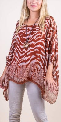 Gigi Moda - Seta Unica Kaftan Top
