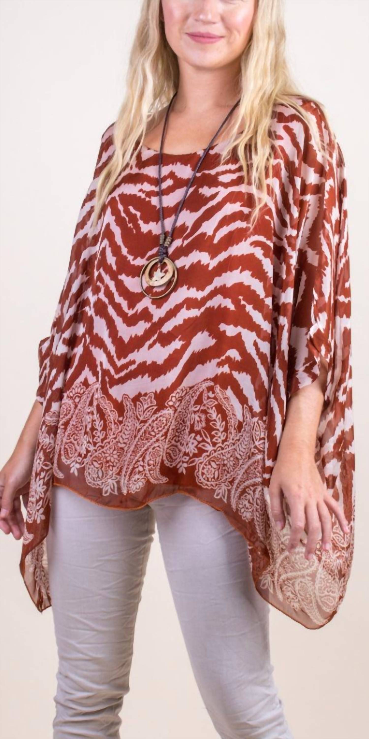 Gigi Moda - Seta Unica Kaftan Top