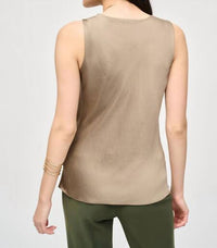 Joseph Ribkoff - Satin Straight Sleeveless Top