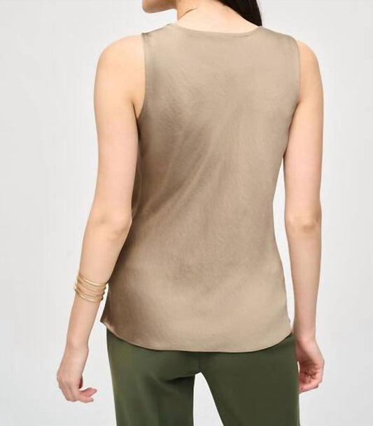 Joseph Ribkoff - Satin Straight Sleeveless Top
