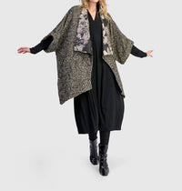 ALEMBIKA Delice Boucle Coat in glow - women's jacket