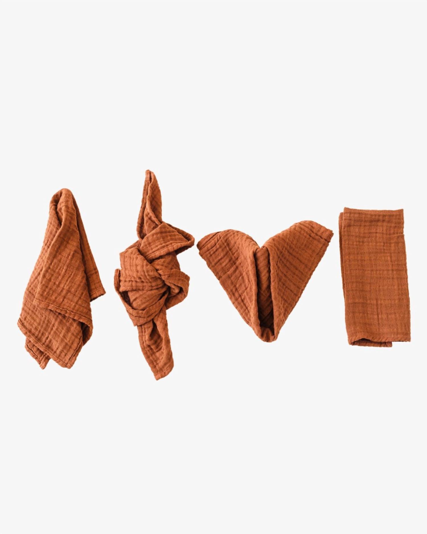 Borrowed Blu - Organic Cotton Napkins Set Of 4