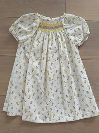 Belan.J - Girl's Peras Amarillo Short Sleeve Dress