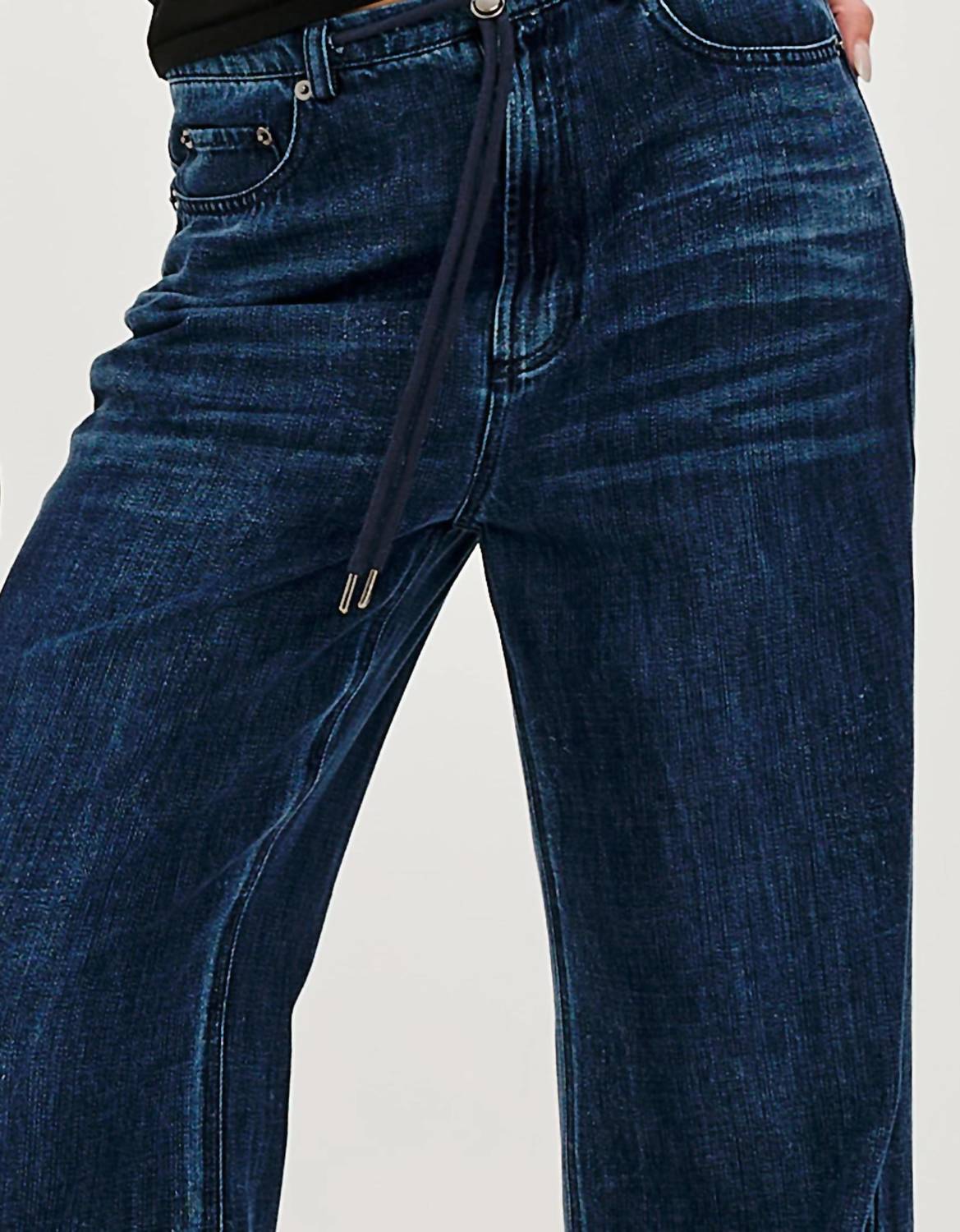 Rails Normandie Wide-leg Denim Pant in oceana - women's jeans - detail view