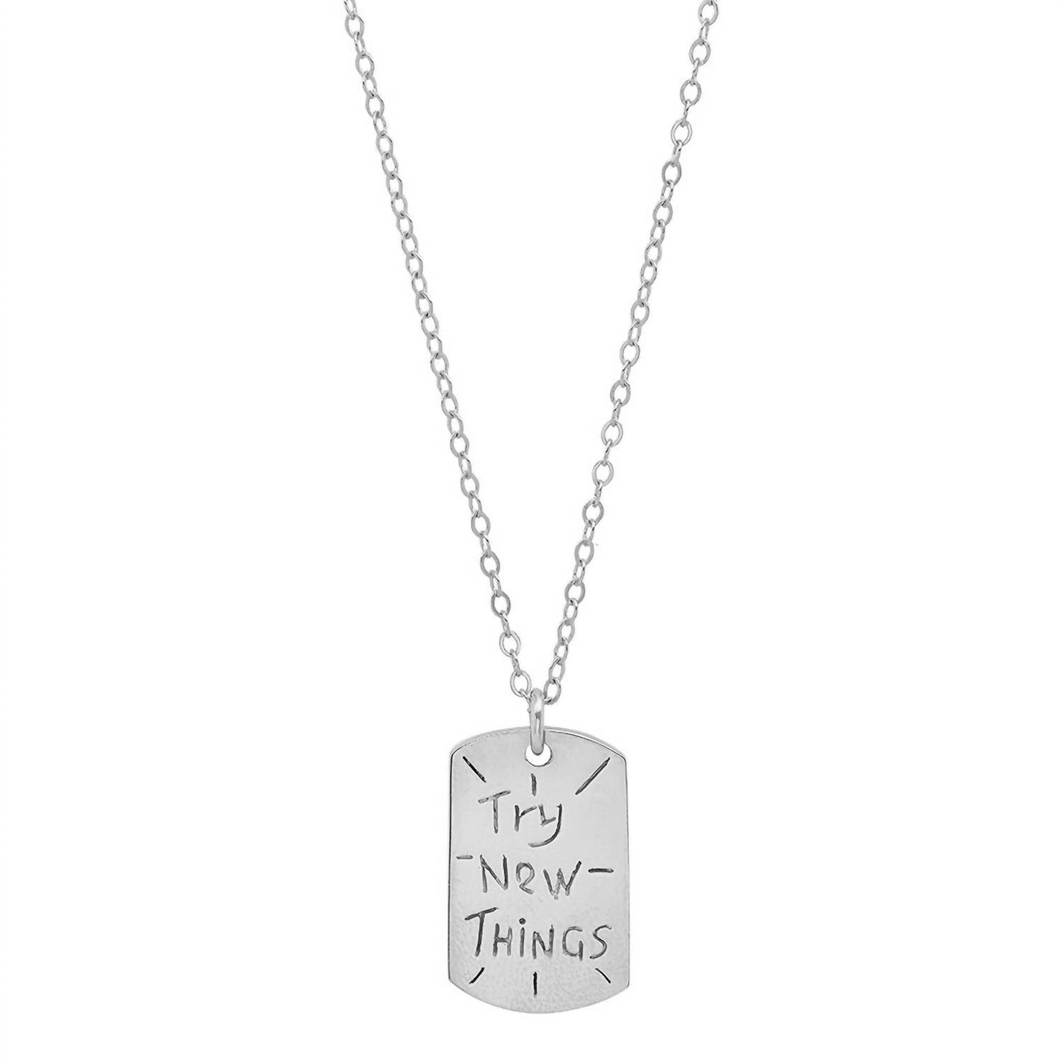 Jessica Elliot - Women's Vermeil "Resolutions we can all keep" Dogtags Max Necklace