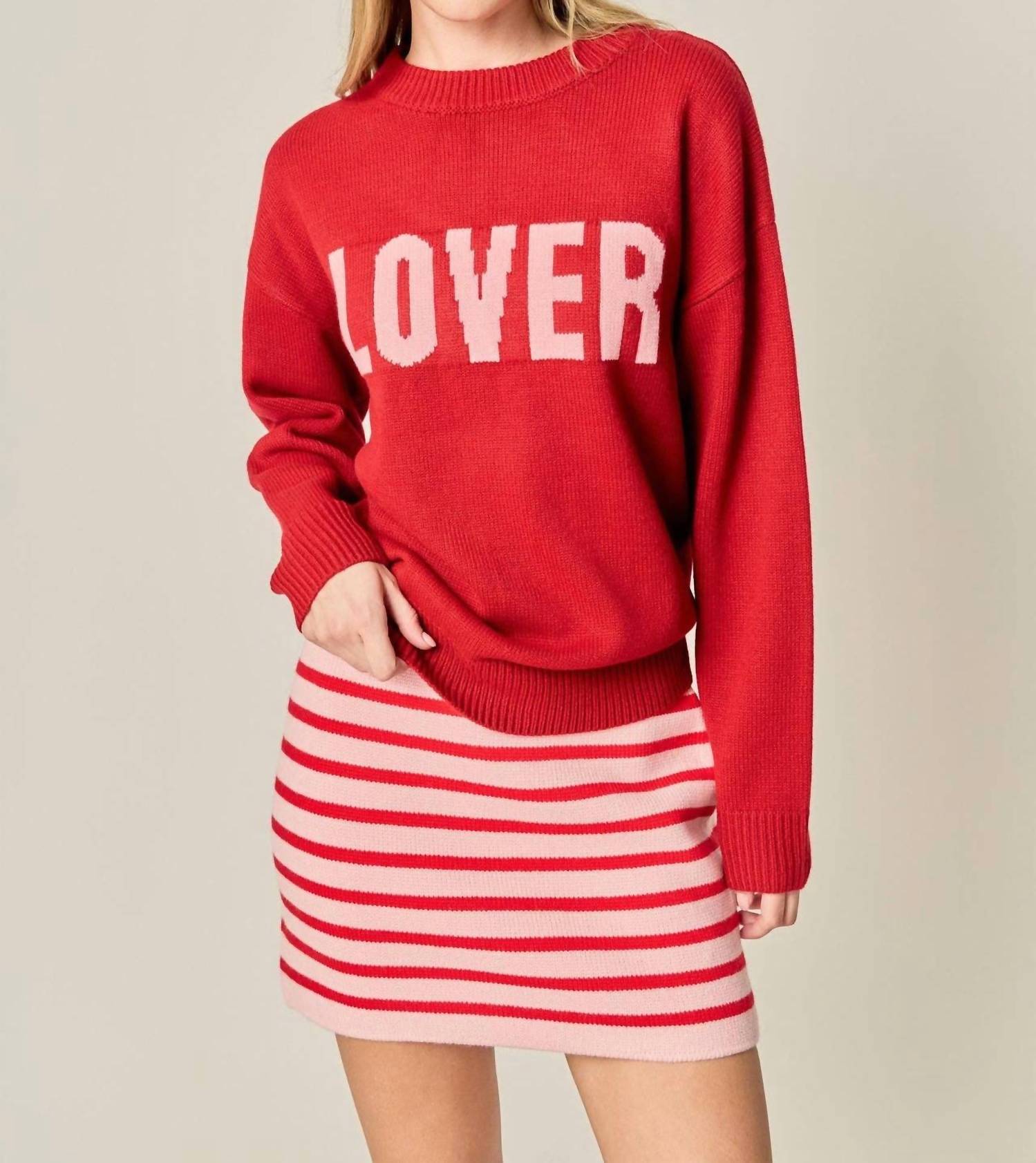 English Factory - Crewneck Statement Sweater