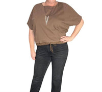 Entro - Waist Tie Dolman Top