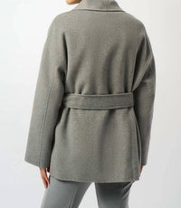 Joseph Ribkoff - Belted Shawl Collared Coat