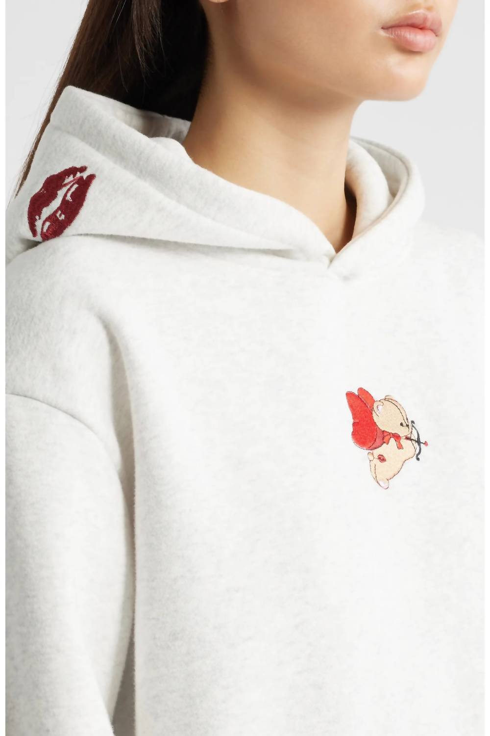 The Happy Camp3R - Sweet Like Cherry Embroidered Hoodie