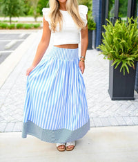 Caryn Lawn - Sutton Stripe Maxi Skirt