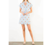 Thml - Striped Lobster Print Mini Dress