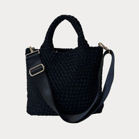 Ahdorned - Lily Woven Neoprene With Pouch Tote Bag