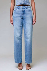 Hidden - Logan Mid Rise Relaxed Jeans