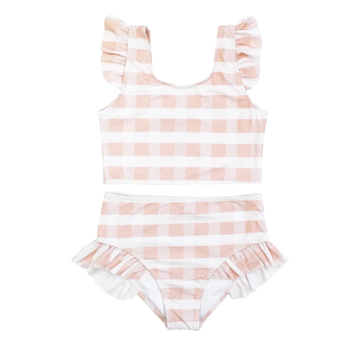 Emerson And Friends - Gingham Flutter Bikini Swimsuit