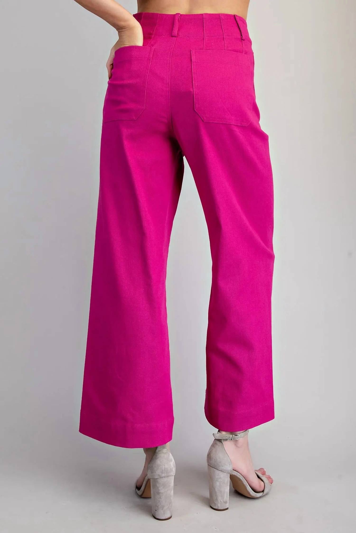 Ee:Some - Payton Soft Washed Wide Leg Pants