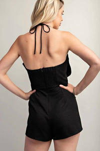 Glam - BOW ROMPER