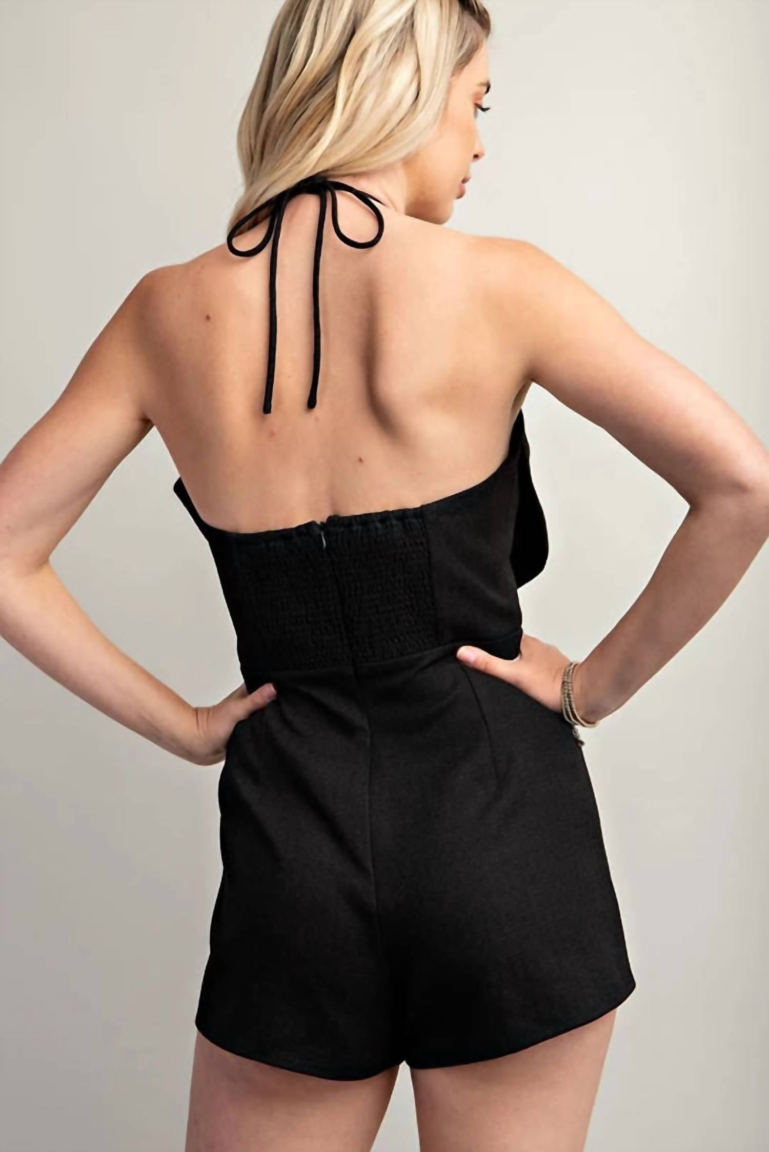 Glam - BOW ROMPER