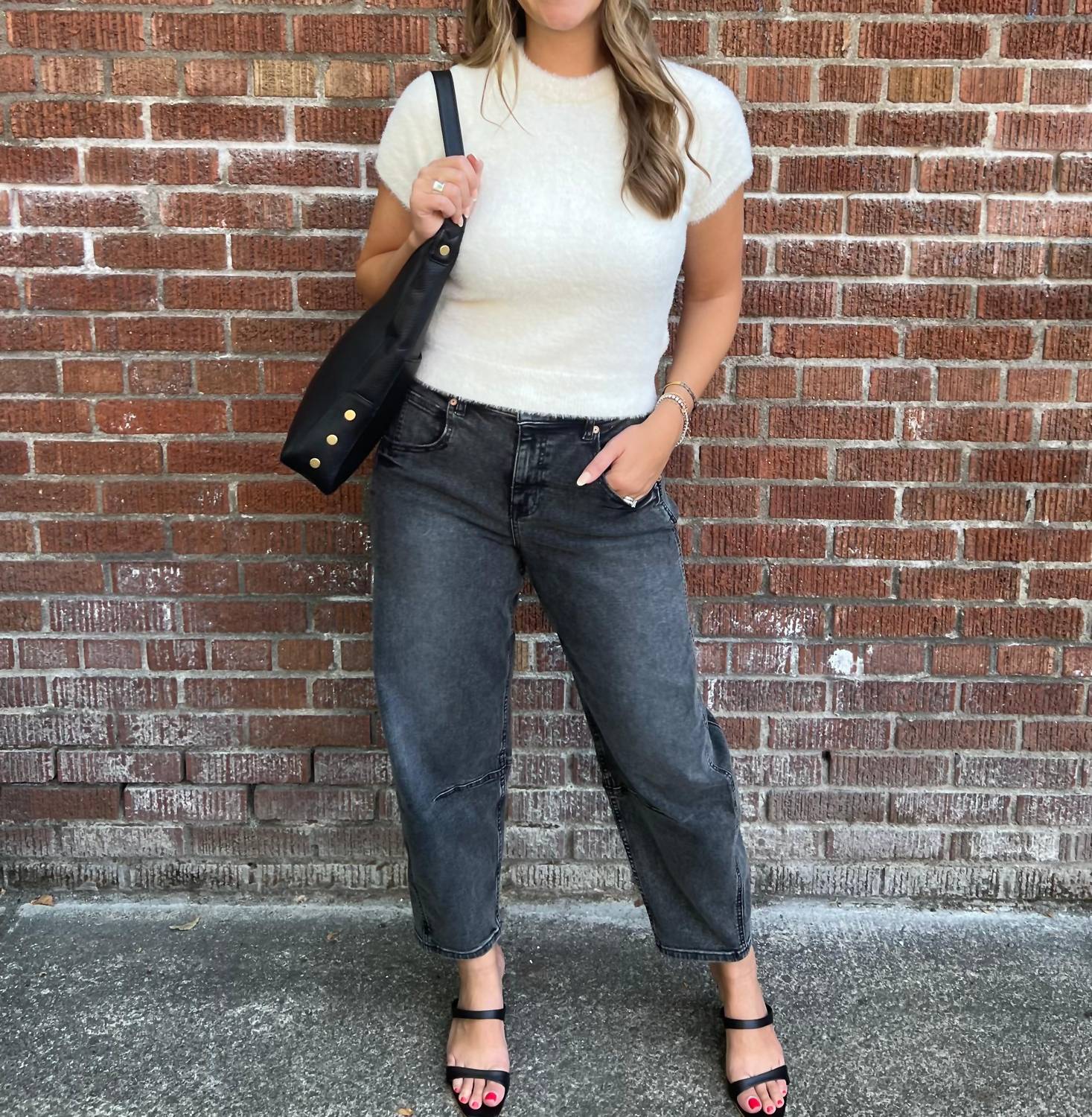 Kancan - Audrey Girlfriend Barrel Jeans