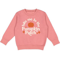 SWEET wink Take Me To The Pumpkin Patch Sweatshirt in pink - kids' shirt - alternate view