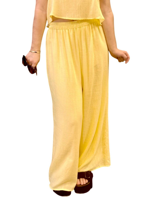 Hyfve - Wide Leg Rayon Pants