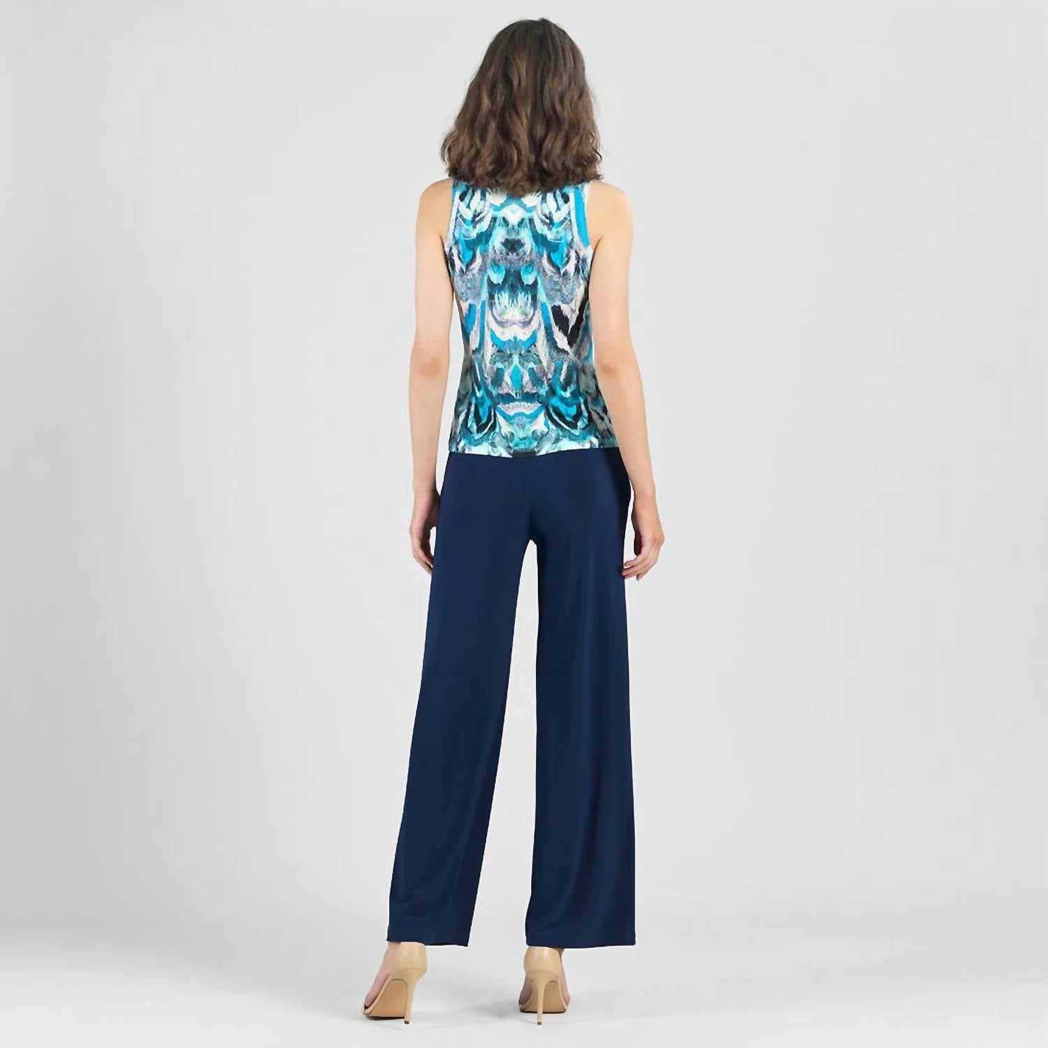 Clara Sunwoo - Sleeveless V-Neck Front Tie Top