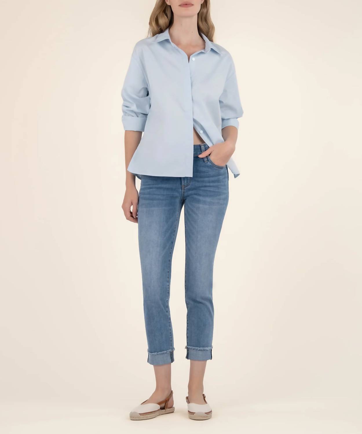 Kut From The Kloth - Amy Crop Straight Leg Jeans