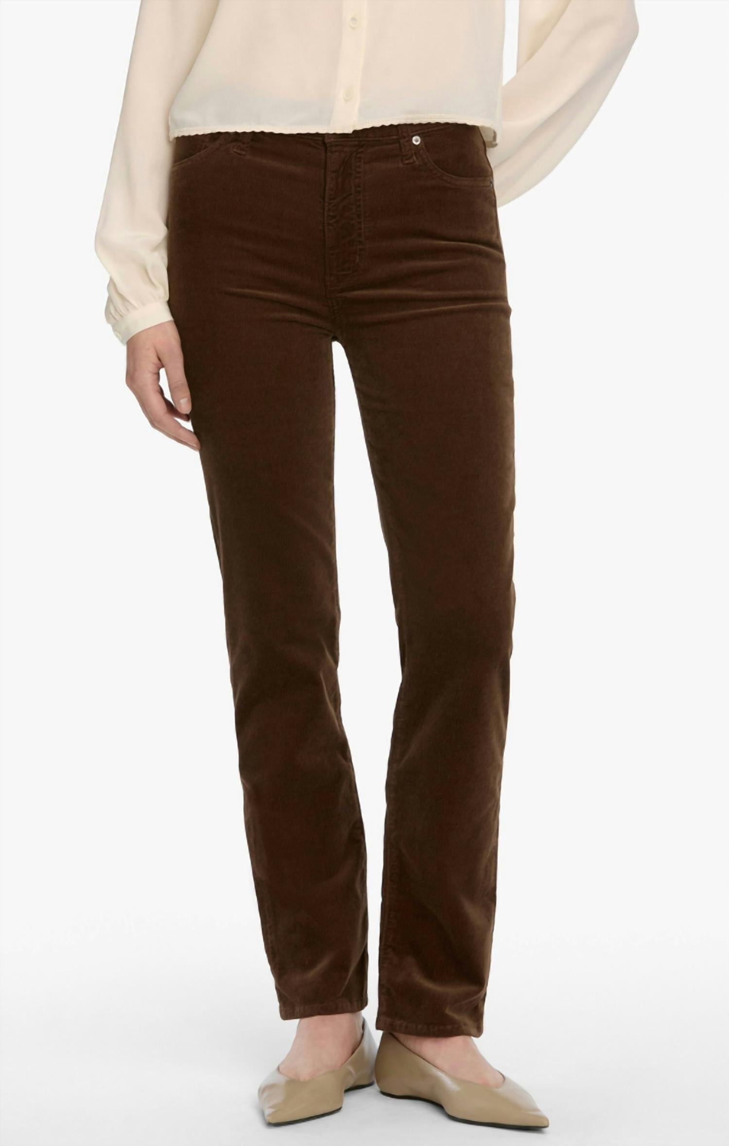 Frame - Le Sleek Straight Corduroy Pants