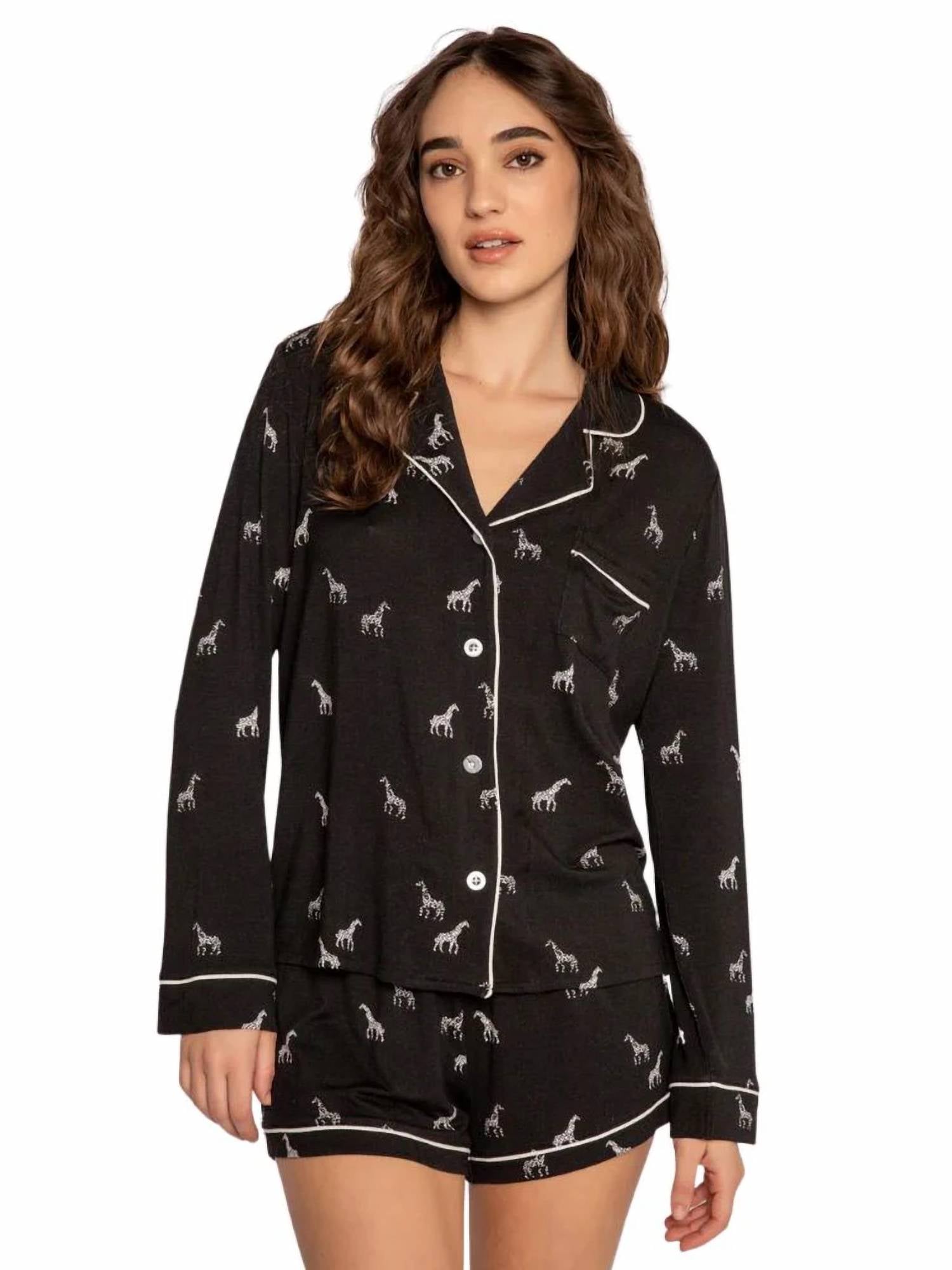 Pj Salvage - 2 Piece Giraffe Pajama Set
