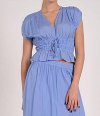 Elan - Sahara Short Sleeve Top