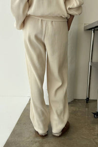 Le Bon Shoppe Women's Waffle Lo Pants in natural - women's pants - detail view
