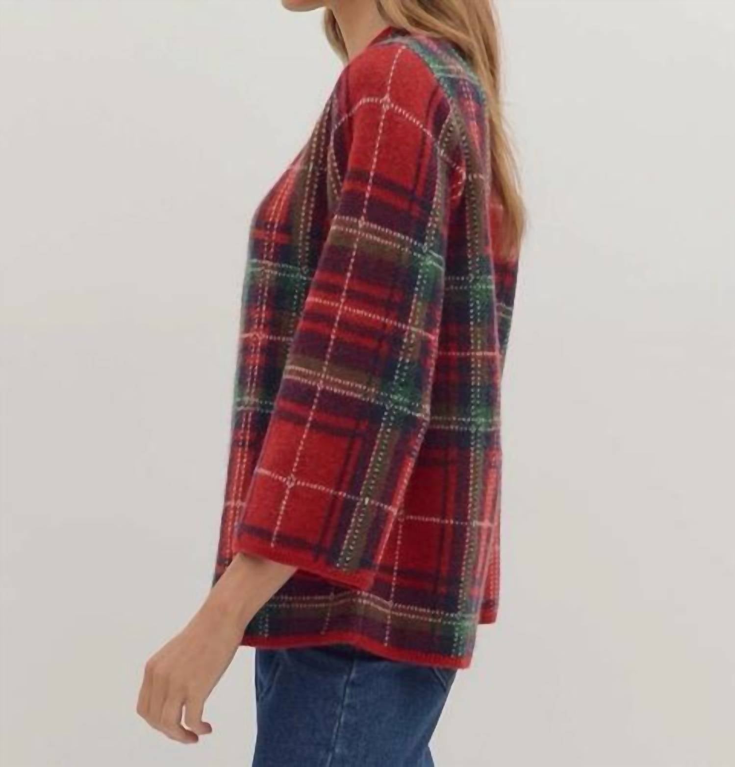 Entro - Mock Neck Sweater Top