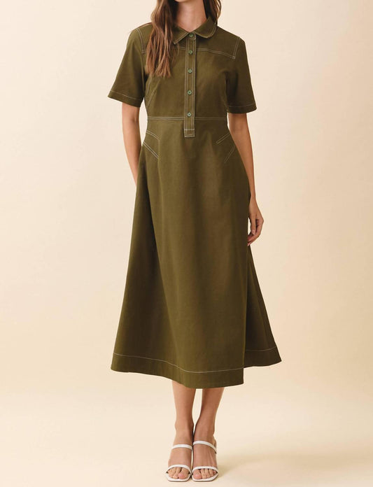 Tcec - A-line Midi Dress