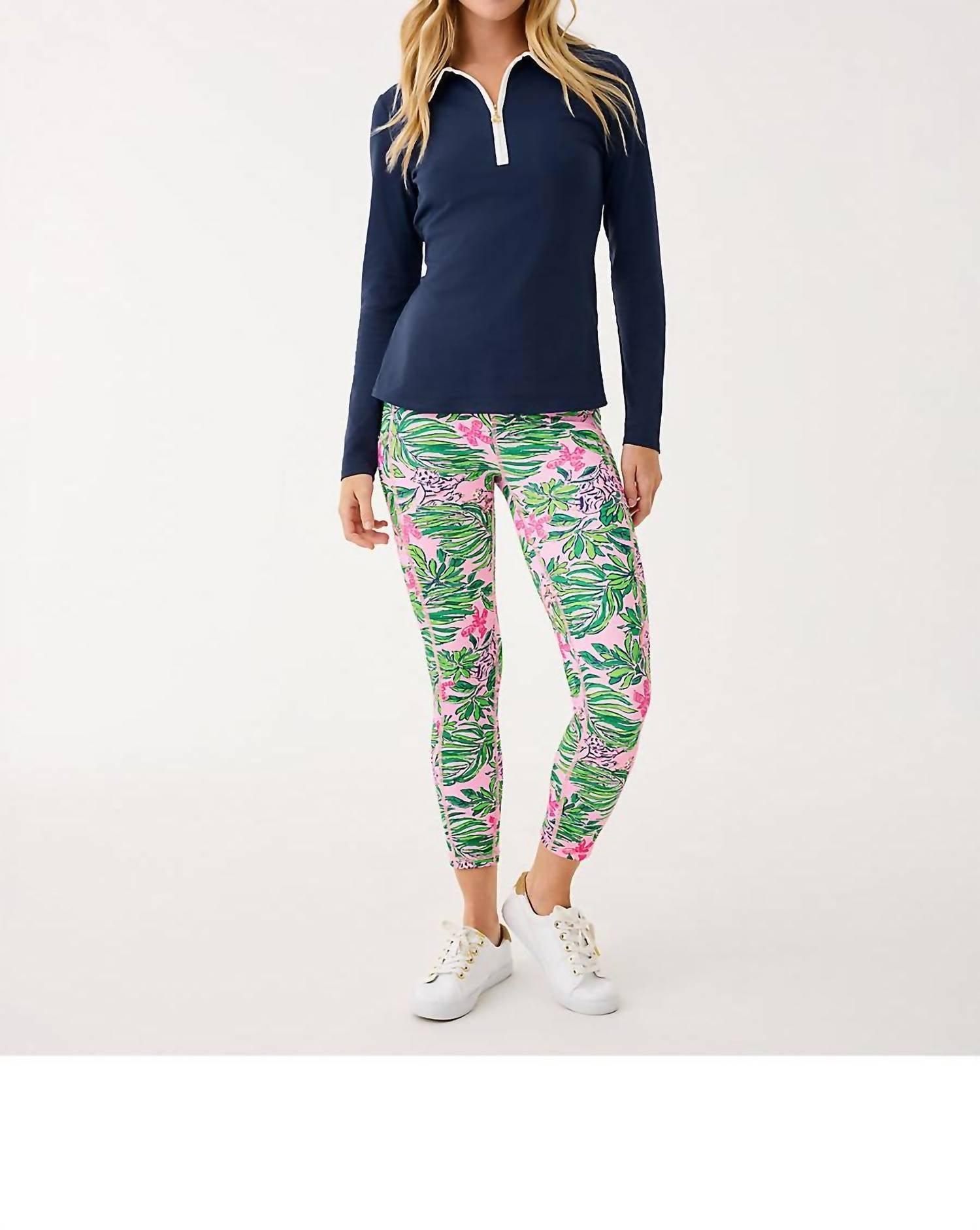 Lilly Pulitzer - Upf 50+ Luxletic 24" Weekender High Rise Midi Legging