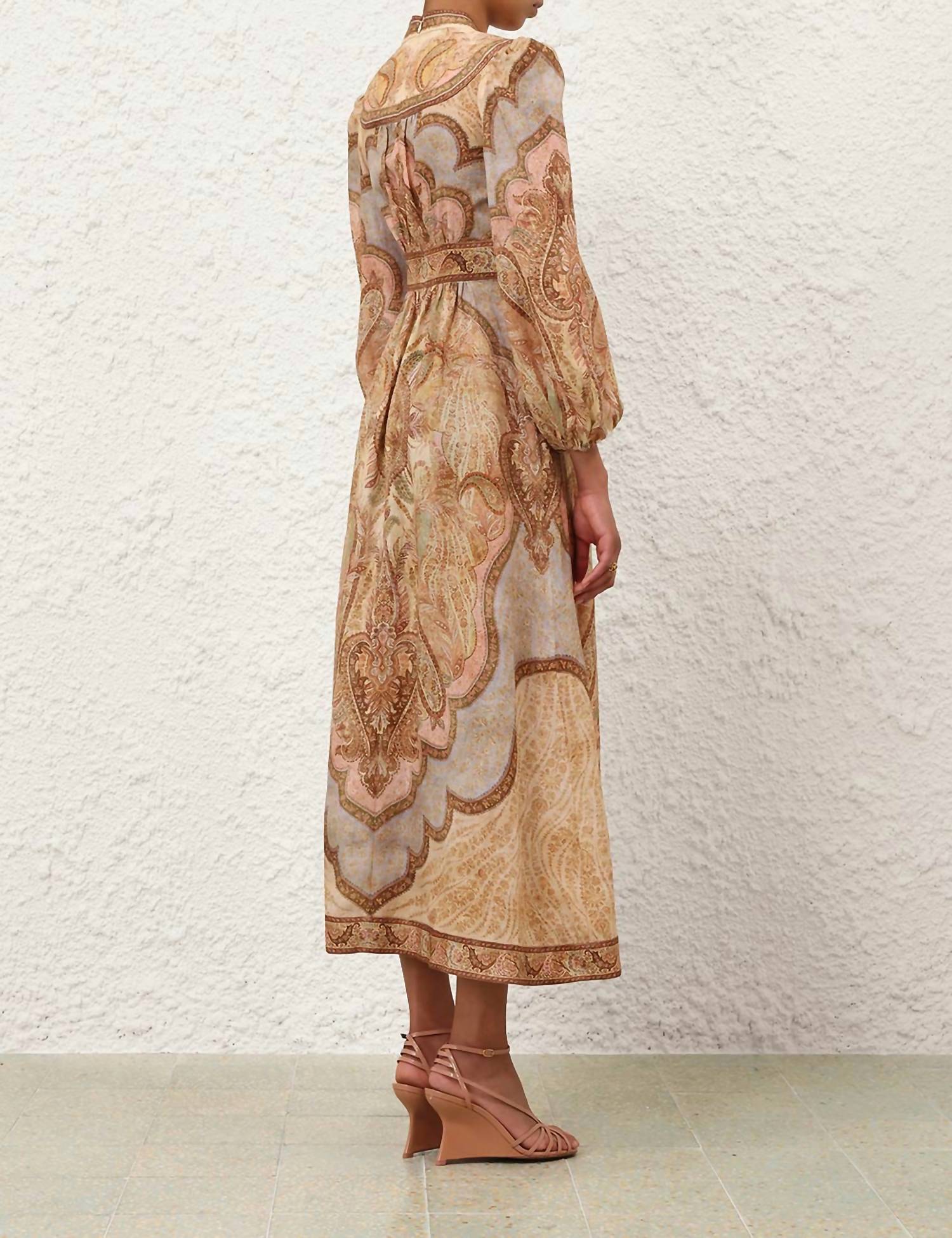 Zimmermann - Wanderlust Plunge Midi Dress