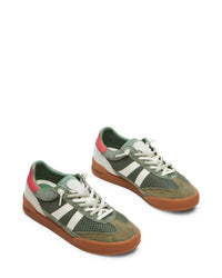 STEVE MADDEN Women's Verdit Sneaker in green - women's sneaker - alternate view