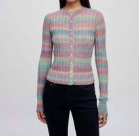 Re/Done - Poor Boy Rib Slim Cardigan