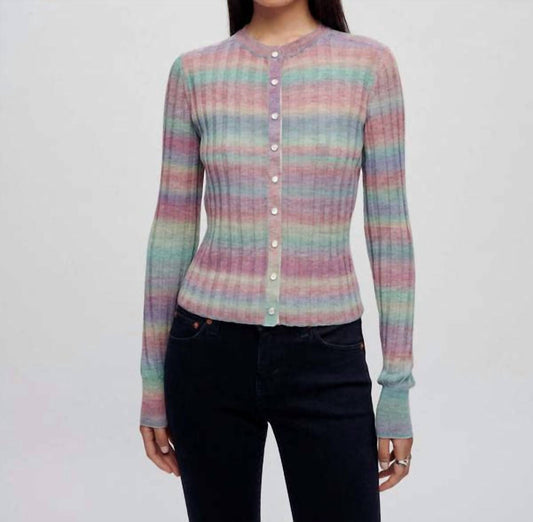 Re/Done - Poor Boy Rib Slim Cardigan