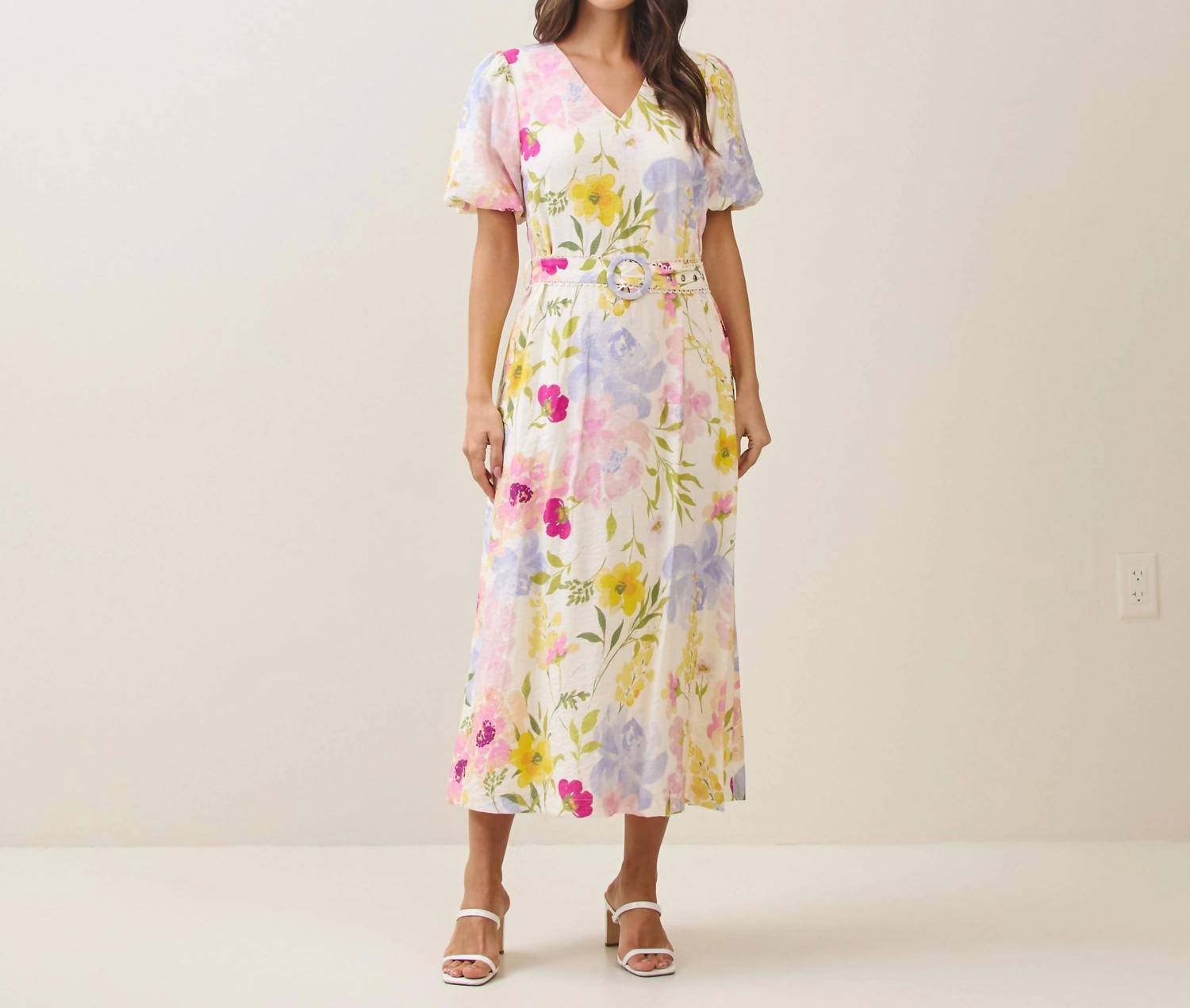 Able - Della Belted Maxi Dress