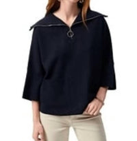Joseph Ribkoff - Zip Collar Sweater Top