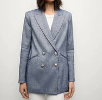 Veronica Beard - Dale Linen Dickey Jacket