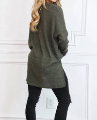 Zenana - Comfy Every Day Ribbed Oversized Lightweight Sweater