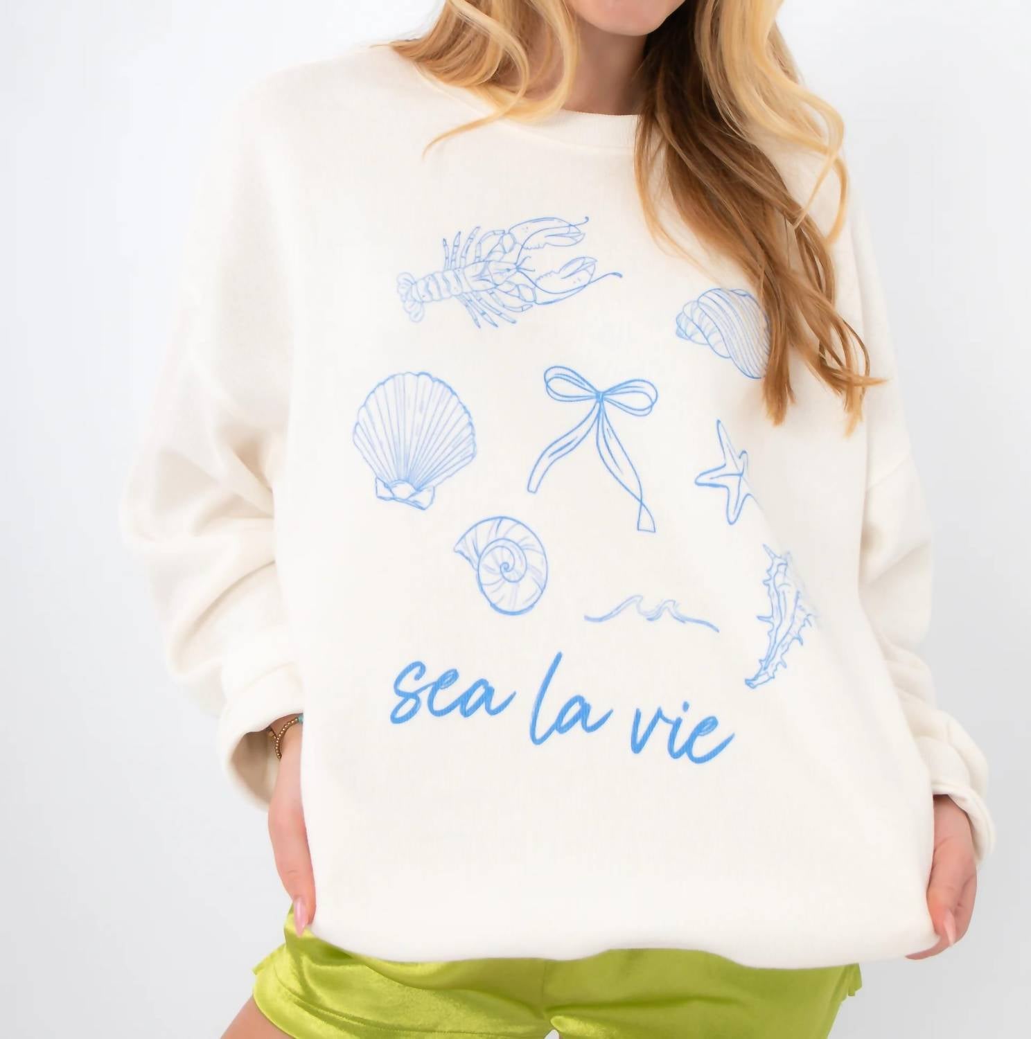 Wishlist - Sea La Vie Beach Icons Sweatshirt